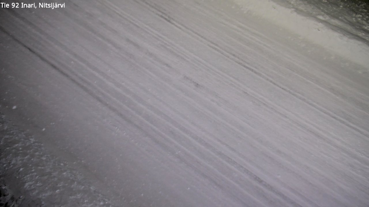 Weather Camera Image Road 92 Inari, Nitsijärvi, Inari, Lappi