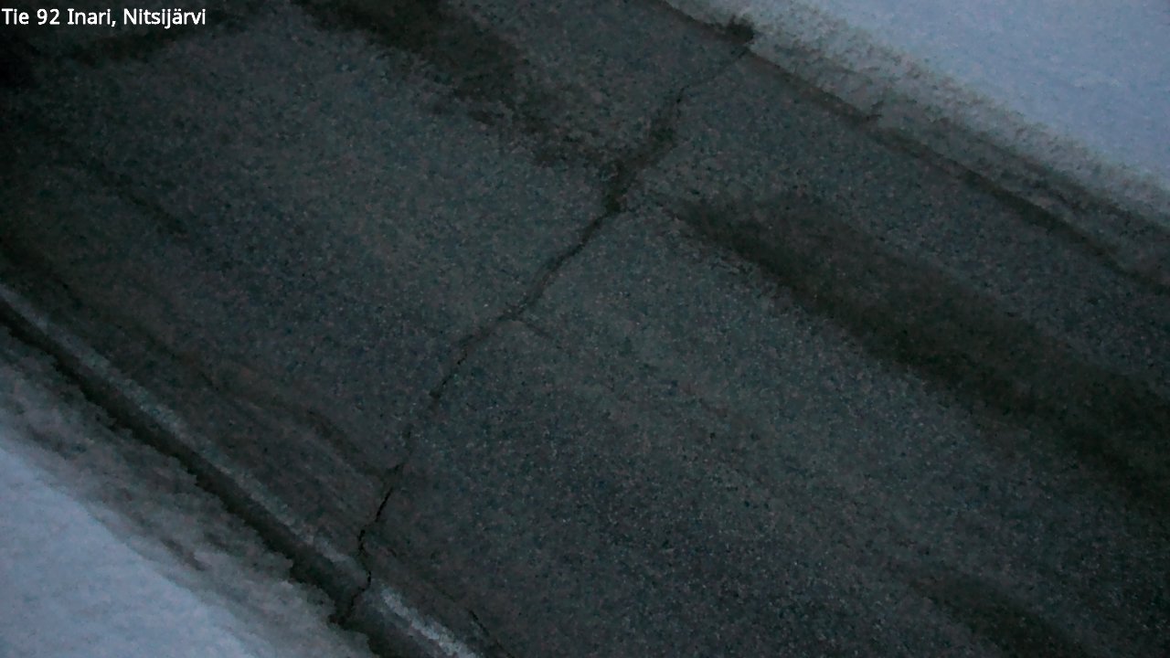 Kelikamerat Kuva Tie 92 Inari, Nitsijärvi, Inari, Lappi