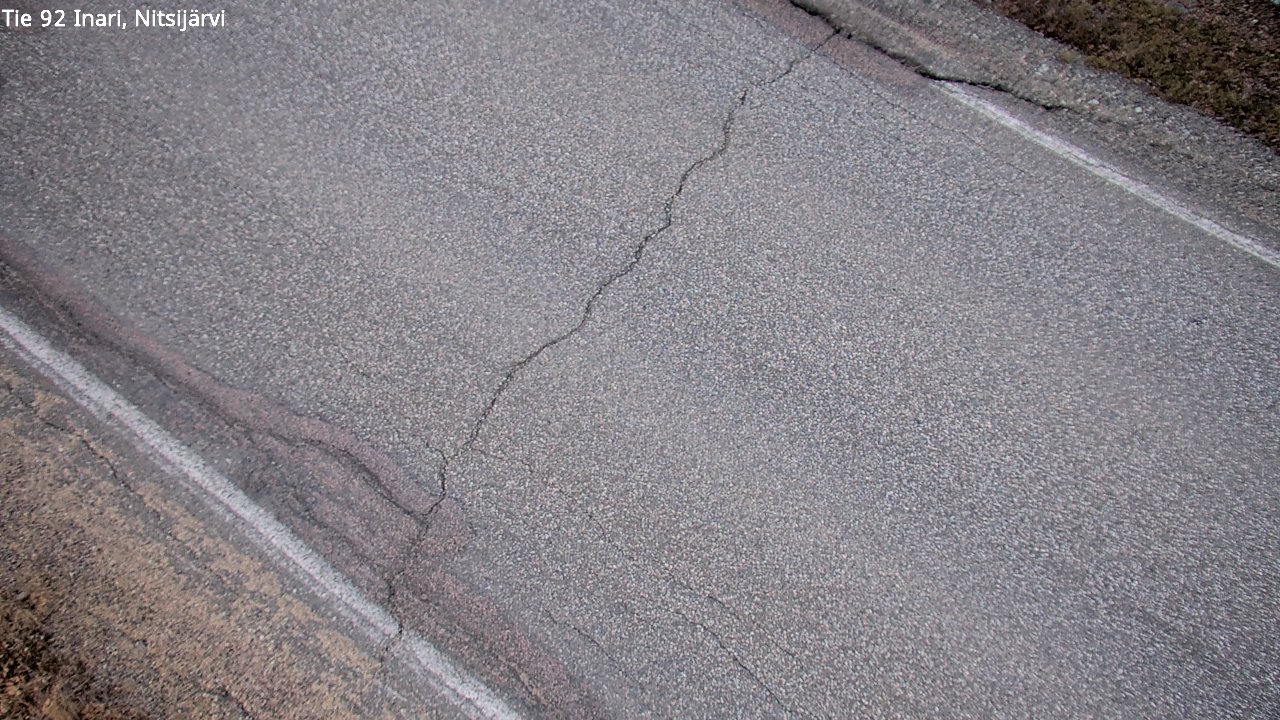 Kelikamerat Kuva Tie 92 Inari, Nitsijärvi, Inari, Lappi