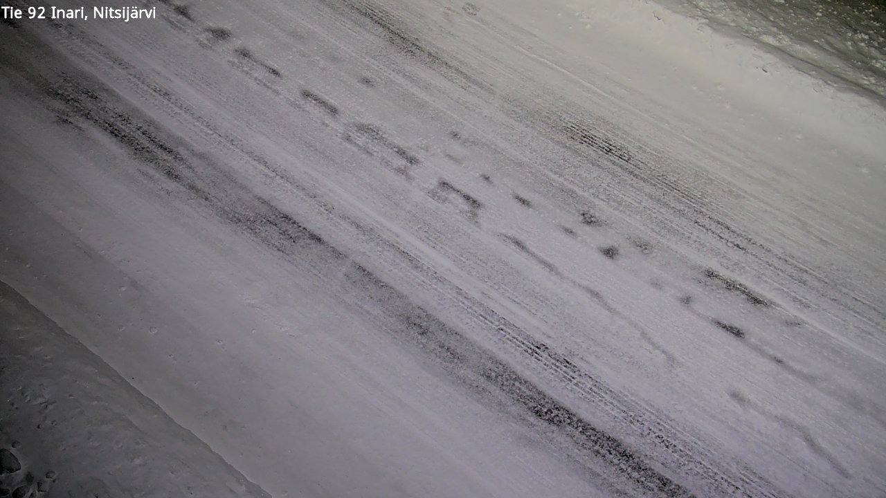 Weather Camera Image Väg 92 Enare, Nitsijärvi, Inari, Lappi