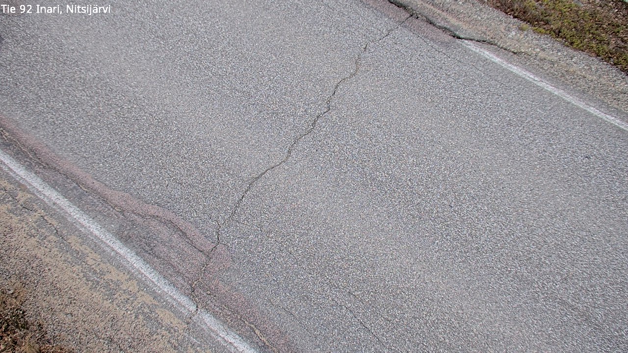 Kelikamerat Kuva Tie 92 Inari, Nitsijärvi, Inari, Lappi
