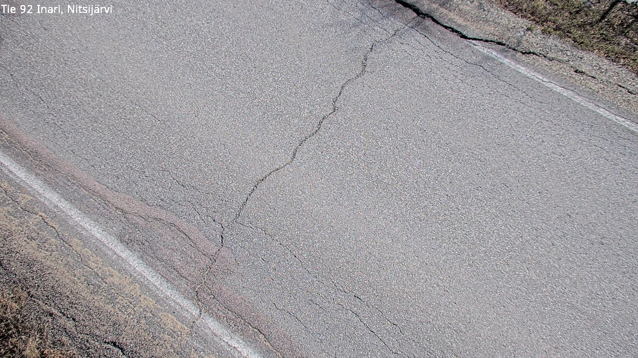 Kelikamerat Kuva Tie 92 Inari, Nitsijärvi, Inari, Lappi