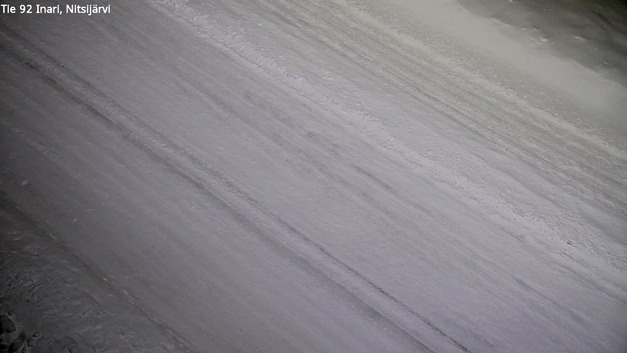 Weather Camera Image Road 92 Inari, Nitsijärvi, Inari, Lappi