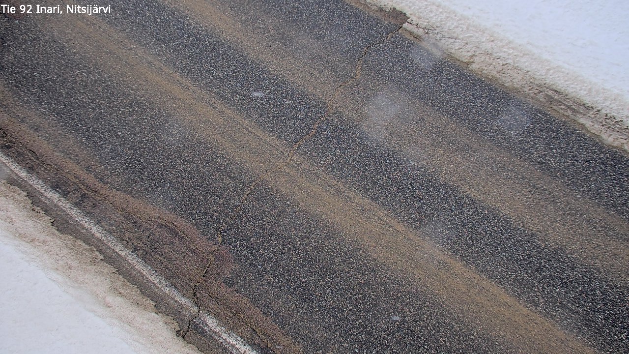 Weather Camera Image Road 92 Inari, Nitsijärvi, Inari, Lappi