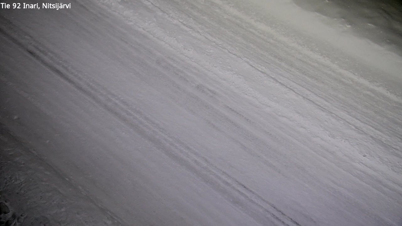 Weather Camera Image Road 92 Inari, Nitsijärvi, Inari, Lappi