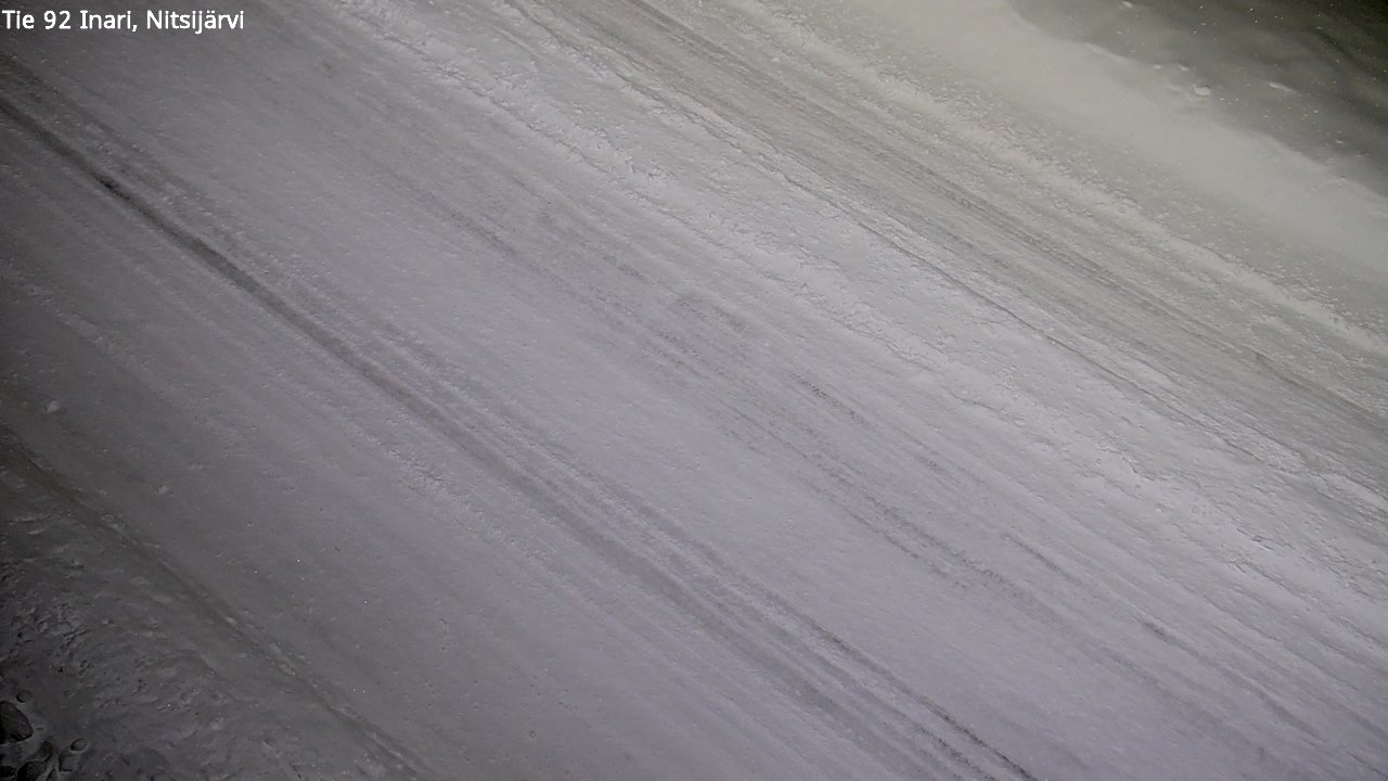Weather Camera Image Road 92 Inari, Nitsijärvi, Inari, Lappi