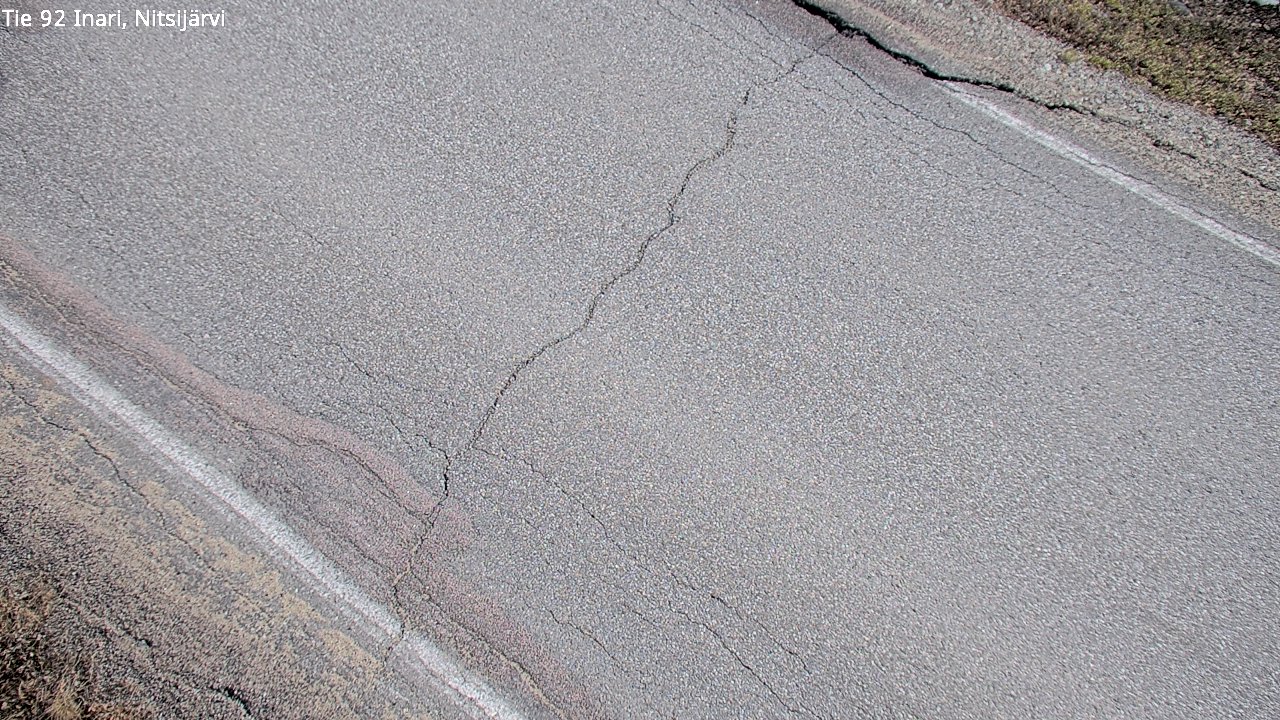 Kelikamerat Kuva Tie 92 Inari, Nitsijärvi, Inari, Lappi