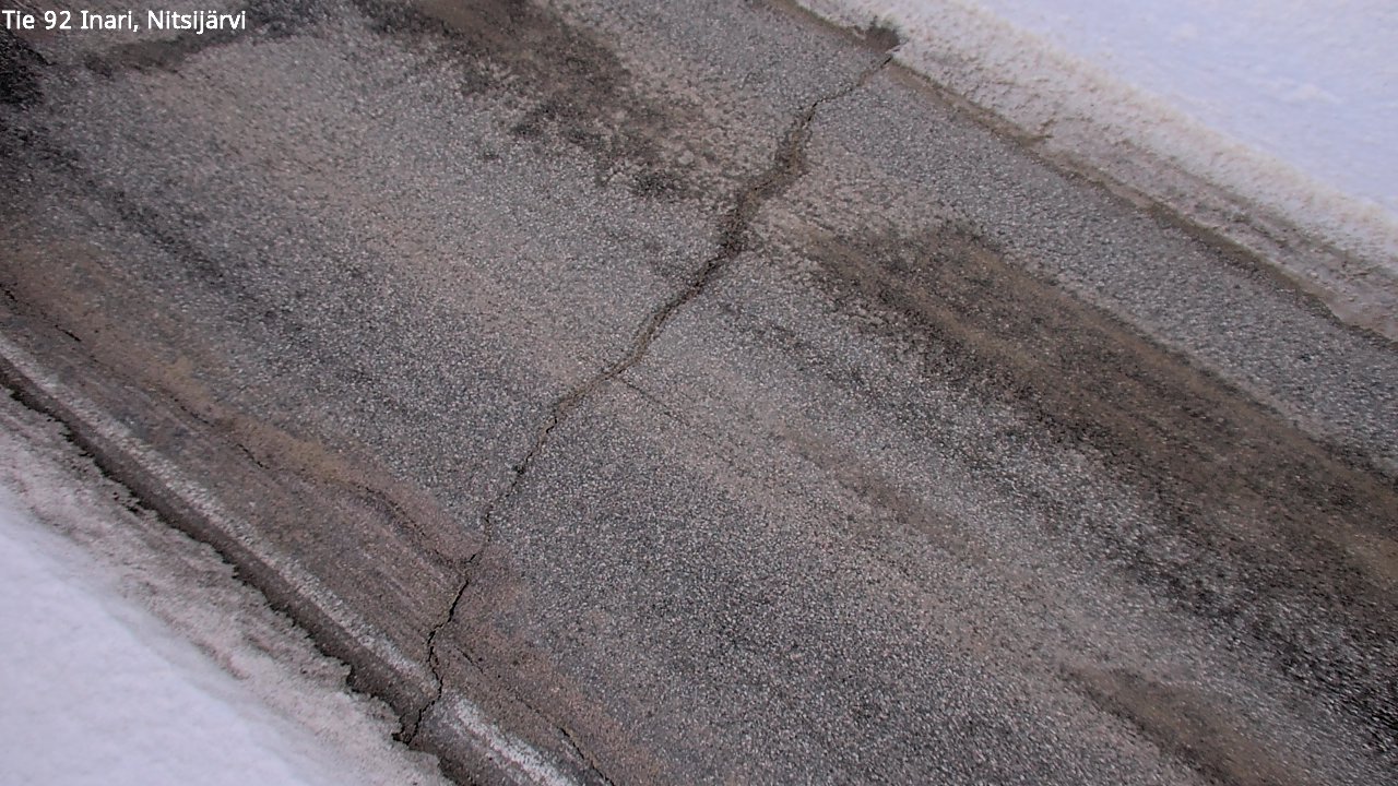 Kelikamerat Kuva Tie 92 Inari, Nitsijärvi, Inari, Lappi