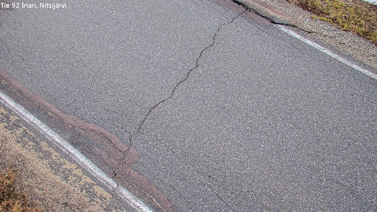 Kelikamerat Kuva Tie 92 Inari, Nitsijärvi, Inari, Lappi
