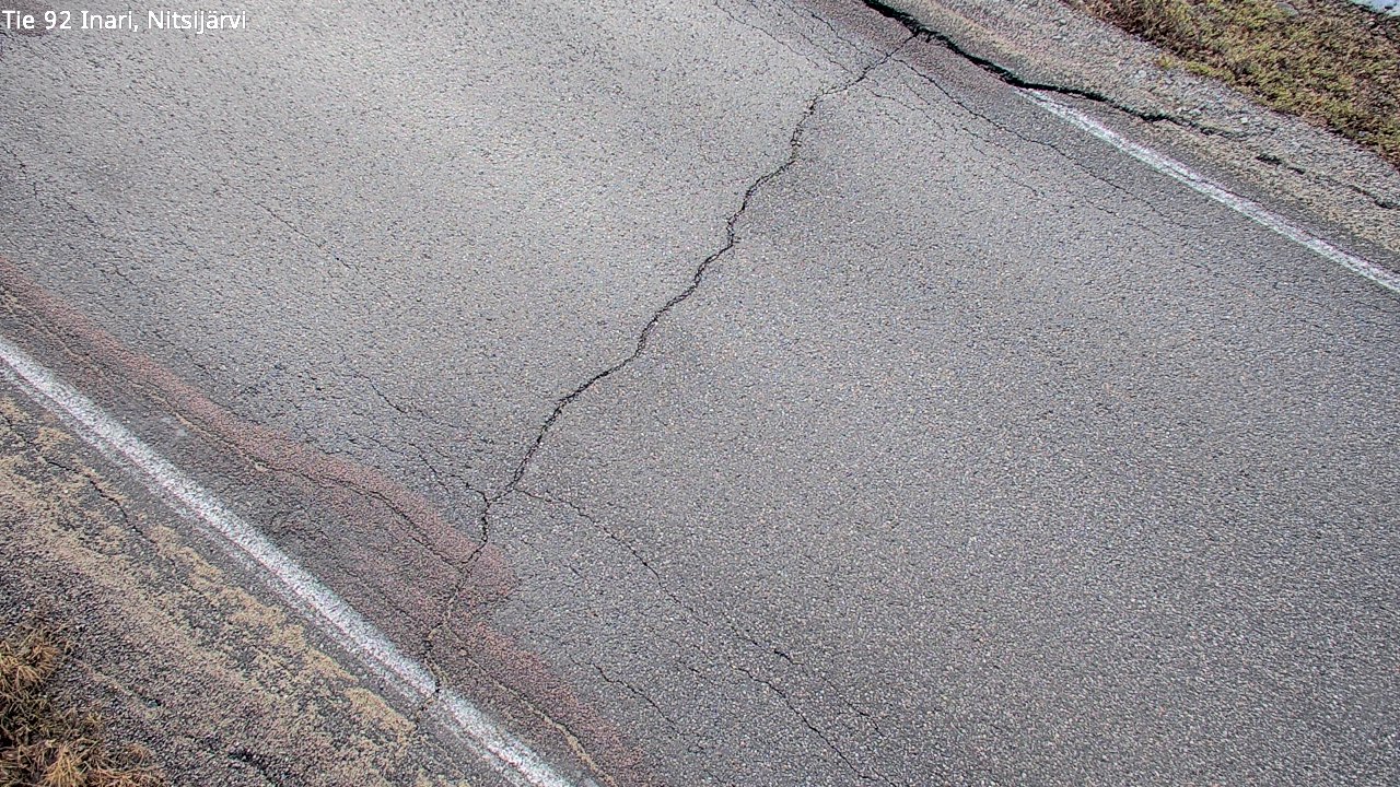 Kelikamerat Kuva Tie 92 Inari, Nitsijärvi, Inari, Lappi