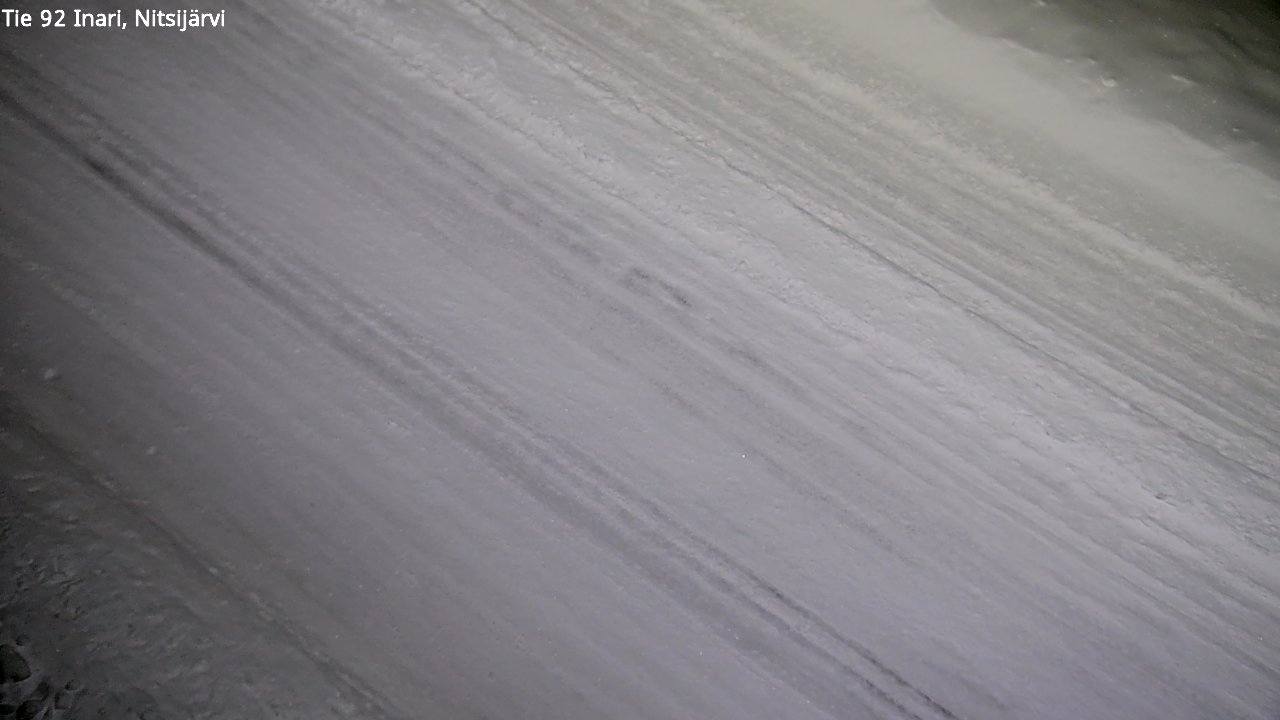 Weather Camera Image Road 92 Inari, Nitsijärvi, Inari, Lappi