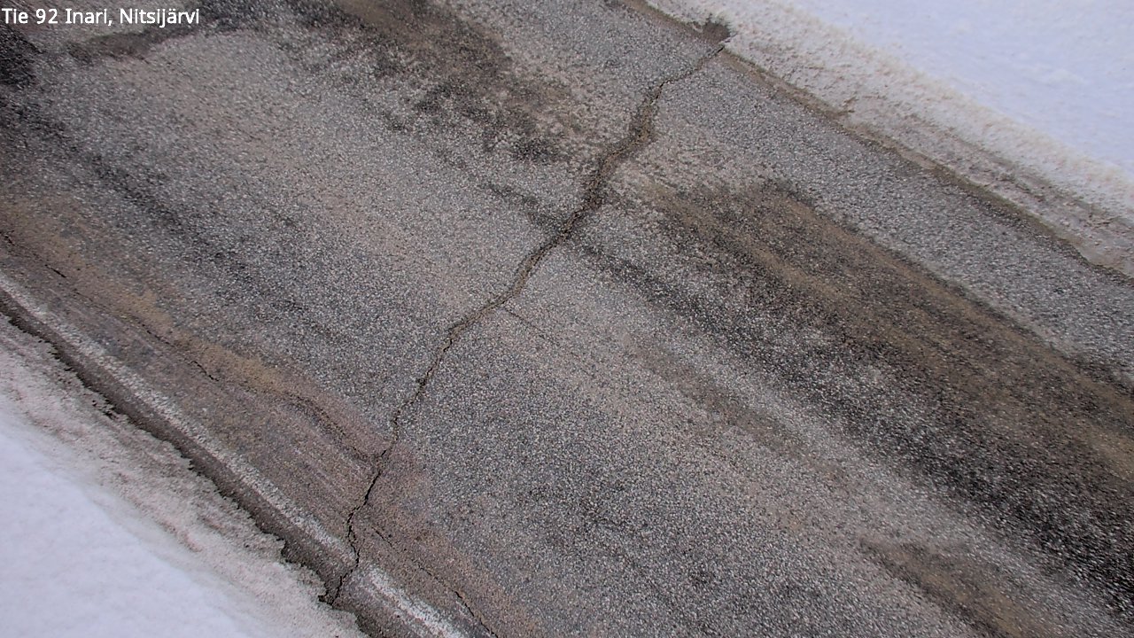 Kelikamerat Kuva Tie 92 Inari, Nitsijärvi, Inari, Lappi