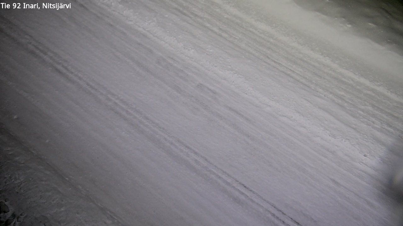 Weather Camera Image Road 92 Inari, Nitsijärvi, Inari, Lappi