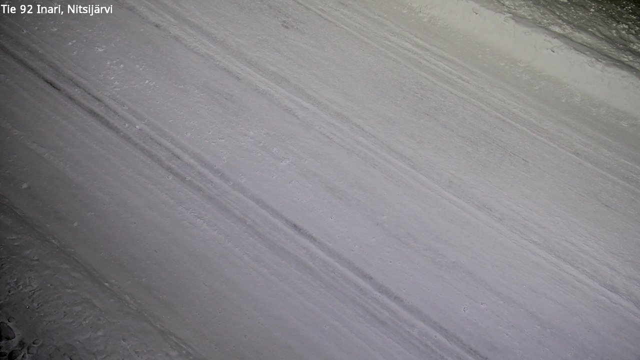 Weather Camera Image Road 92 Inari, Nitsijärvi, Inari, Lappi