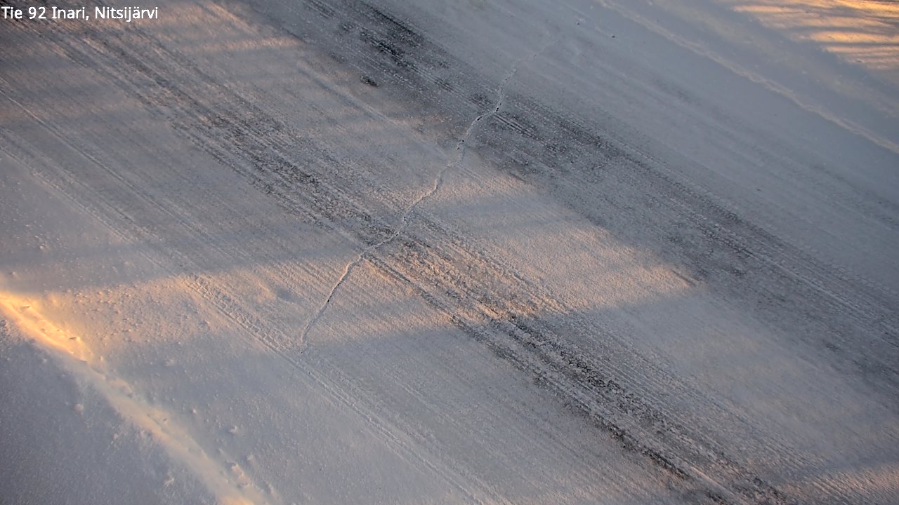 Kelikamerat Kuva Tie 92 Inari, Nitsijärvi, Inari, Lappi