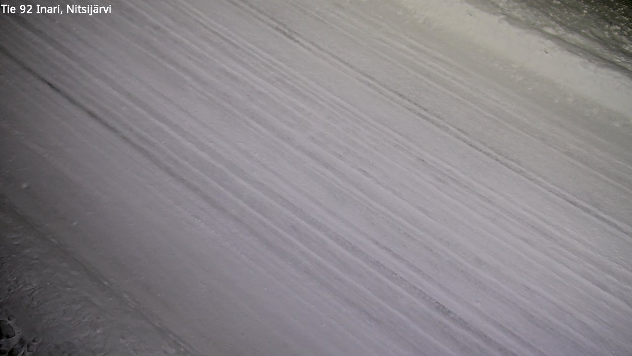 Weather Camera Image Road 92 Inari, Nitsijärvi, Inari, Lappi
