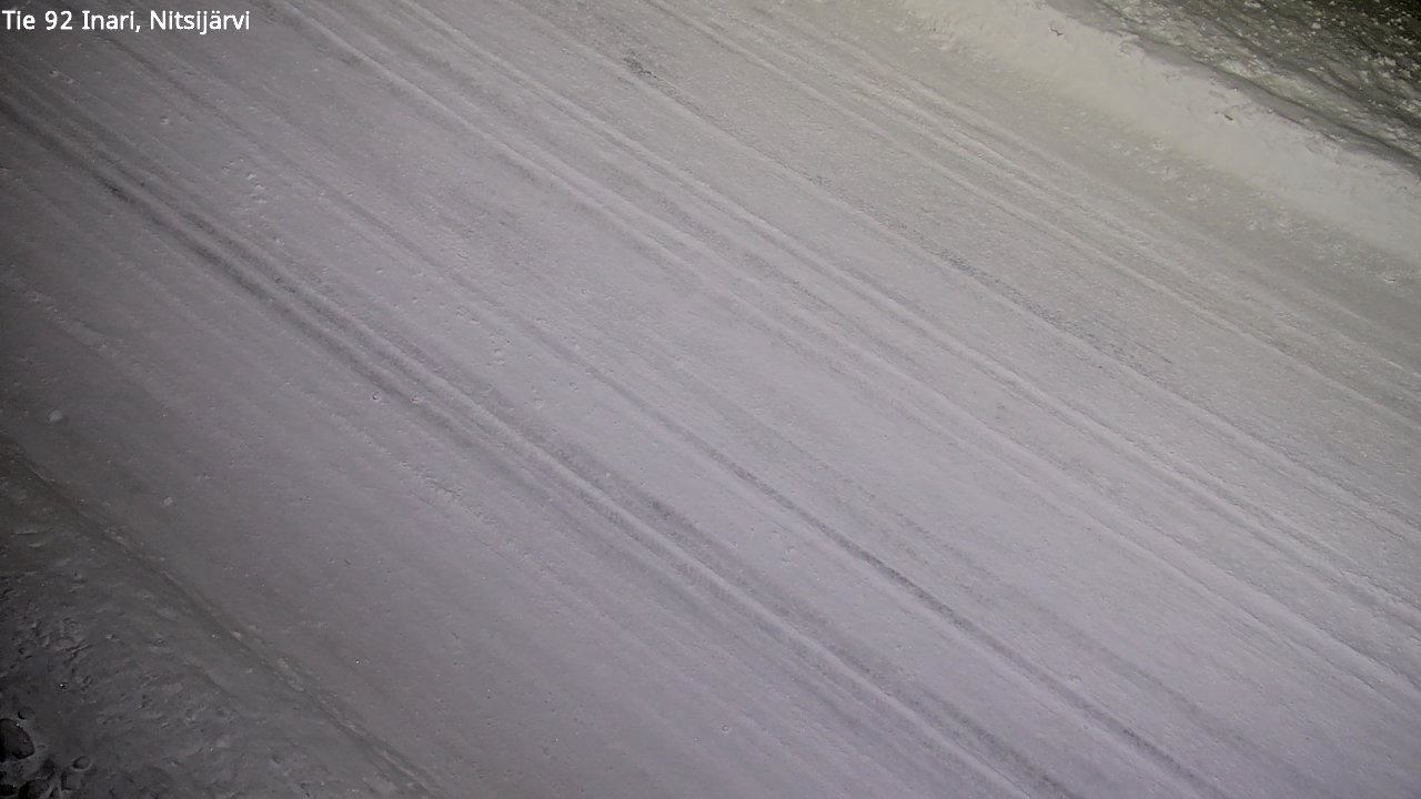 Weather Camera Image Road 92 Inari, Nitsijärvi, Inari, Lappi