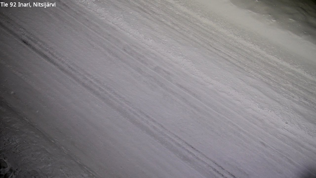 Weather Camera Image Road 92 Inari, Nitsijärvi, Inari, Lappi