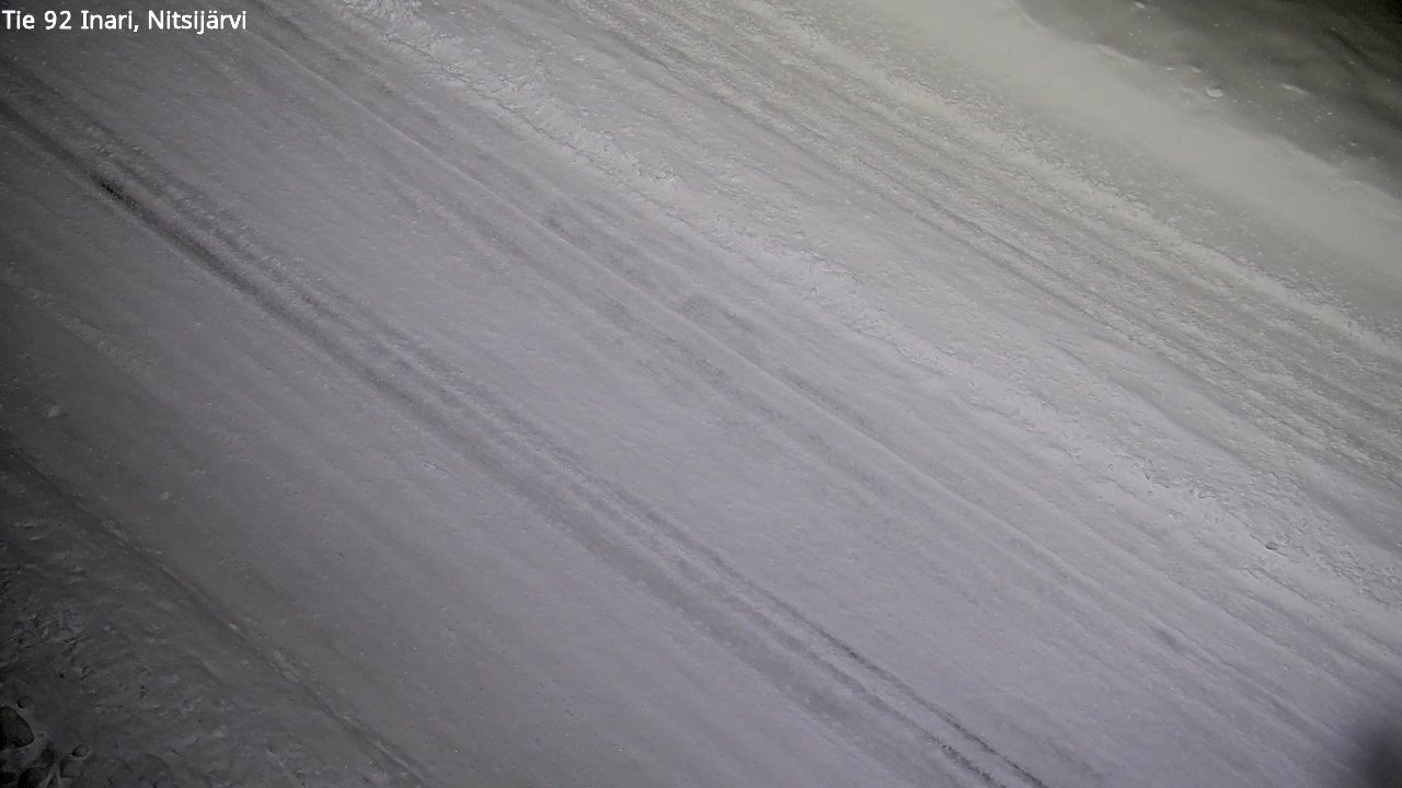 Weather Camera Image Road 92 Inari, Nitsijärvi, Inari, Lappi