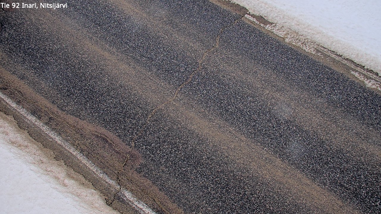 Weather Camera Image Väg 92 Enare, Nitsijärvi, Inari, Lappi