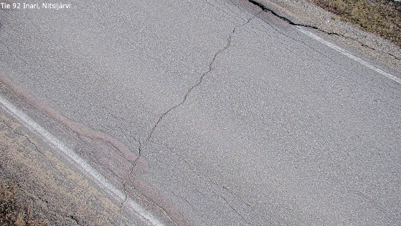 Kelikamerat Kuva Tie 92 Inari, Nitsijärvi, Inari, Lappi