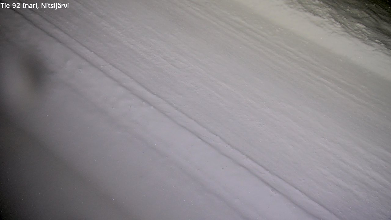 Weather Camera Image Road 92 Inari, Nitsijärvi, Inari, Lappi