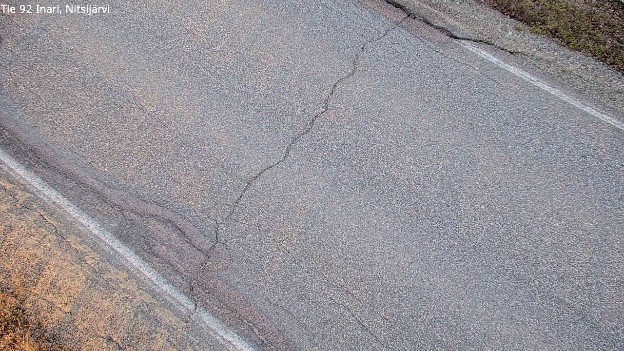 Kelikamerat Kuva Tie 92 Inari, Nitsijärvi, Inari, Lappi