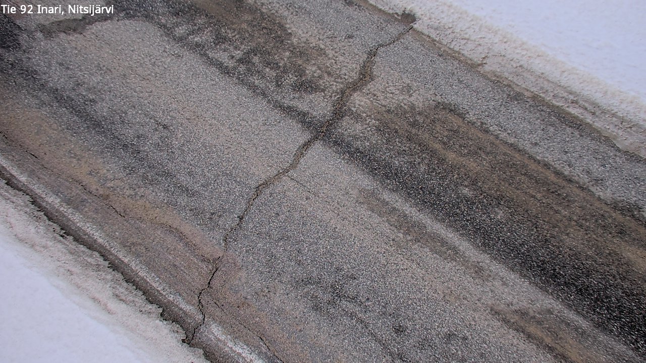 Kelikamerat Kuva Tie 92 Inari, Nitsijärvi, Inari, Lappi