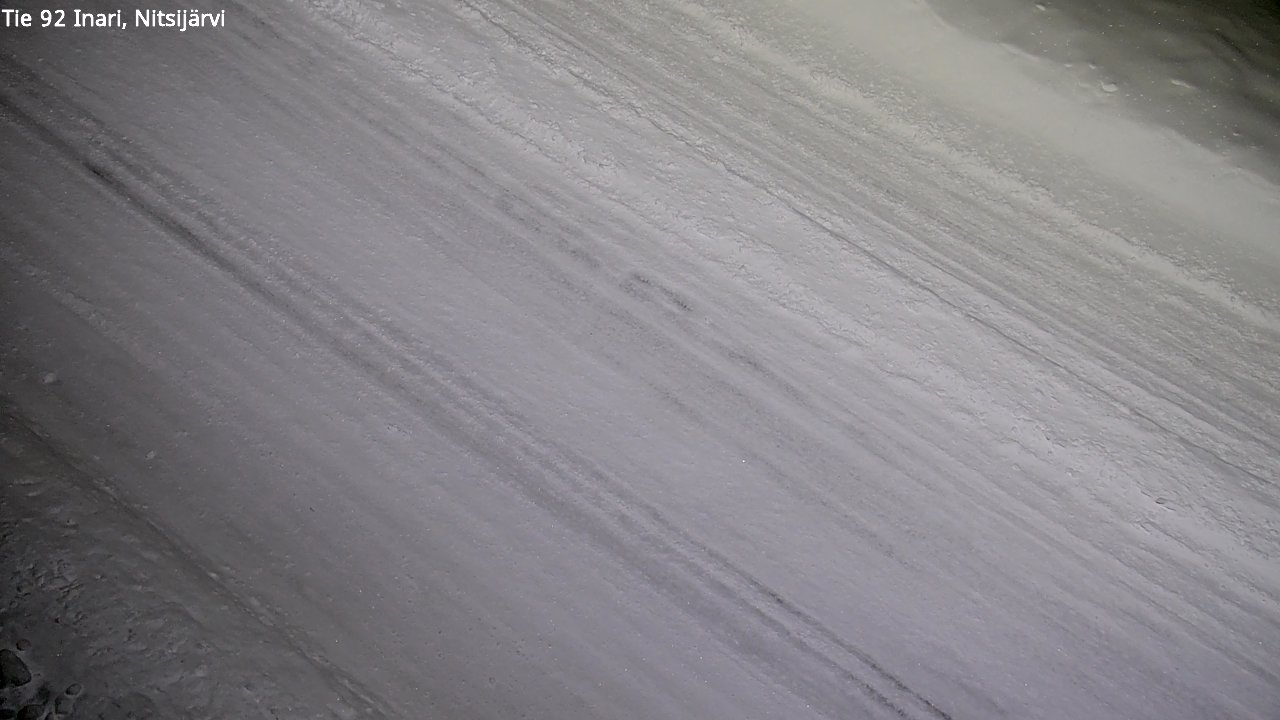 Weather Camera Image Road 92 Inari, Nitsijärvi, Inari, Lappi