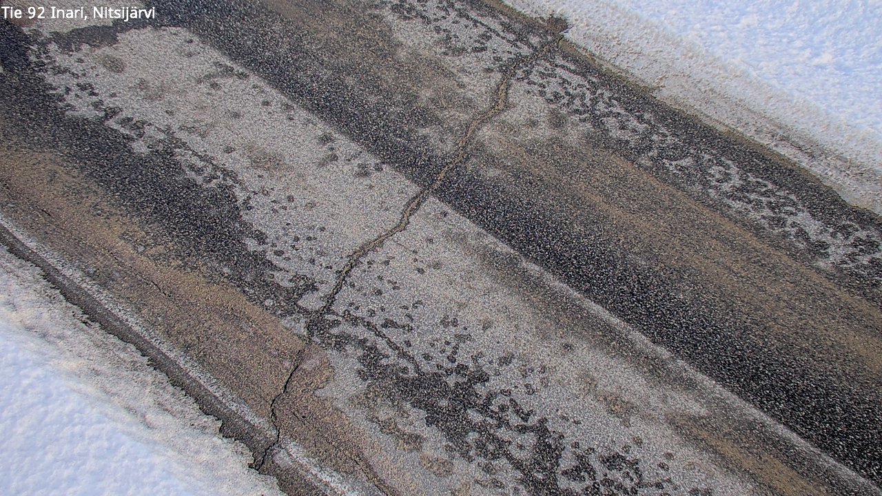 Kelikamerat Kuva Tie 92 Inari, Nitsijärvi, Inari, Lappi