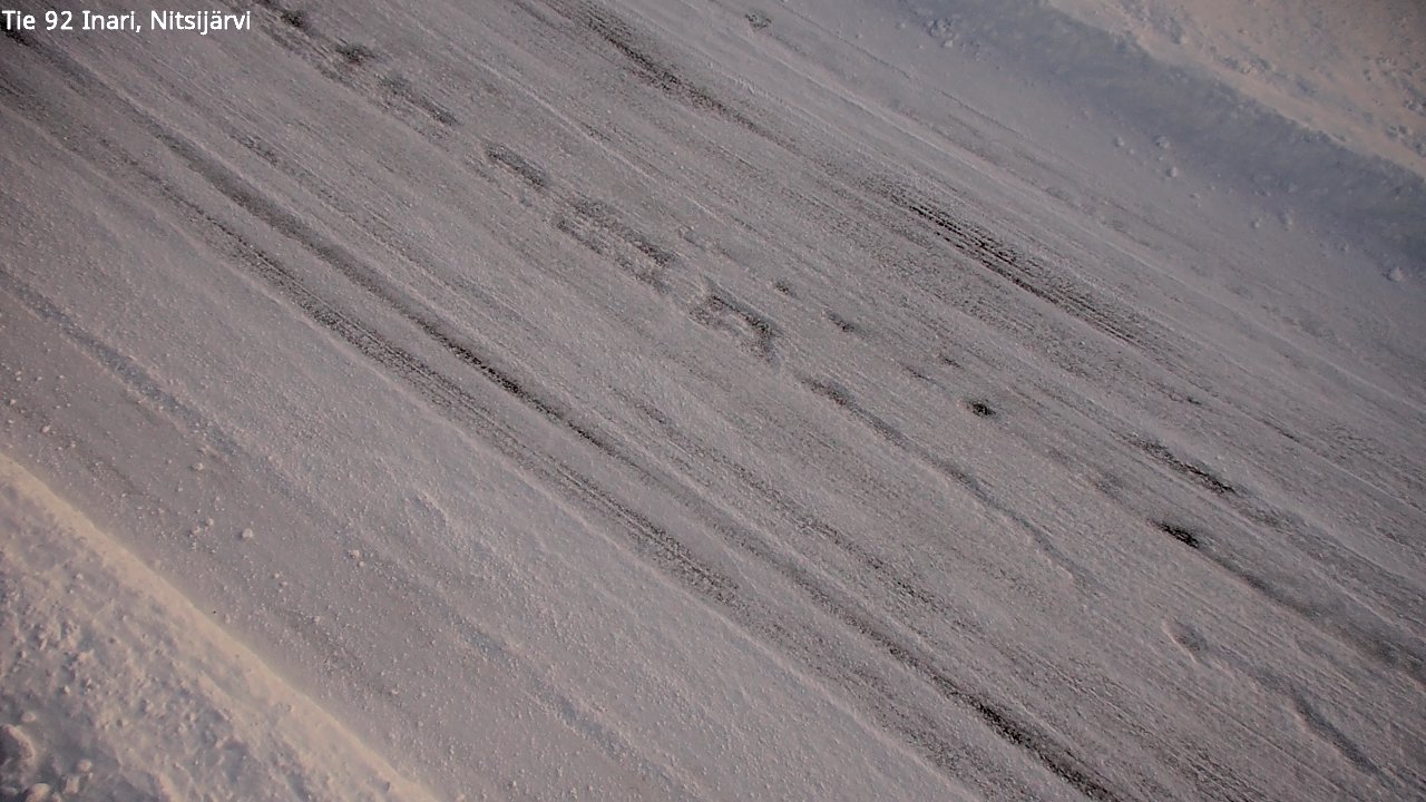 Weather Camera Image Road 92 Inari, Nitsijärvi, Inari, Lappi