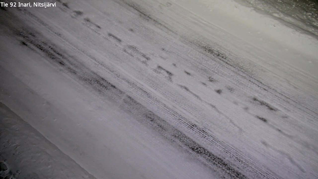 Weather Camera Image Väg 92 Enare, Nitsijärvi, Inari, Lappi