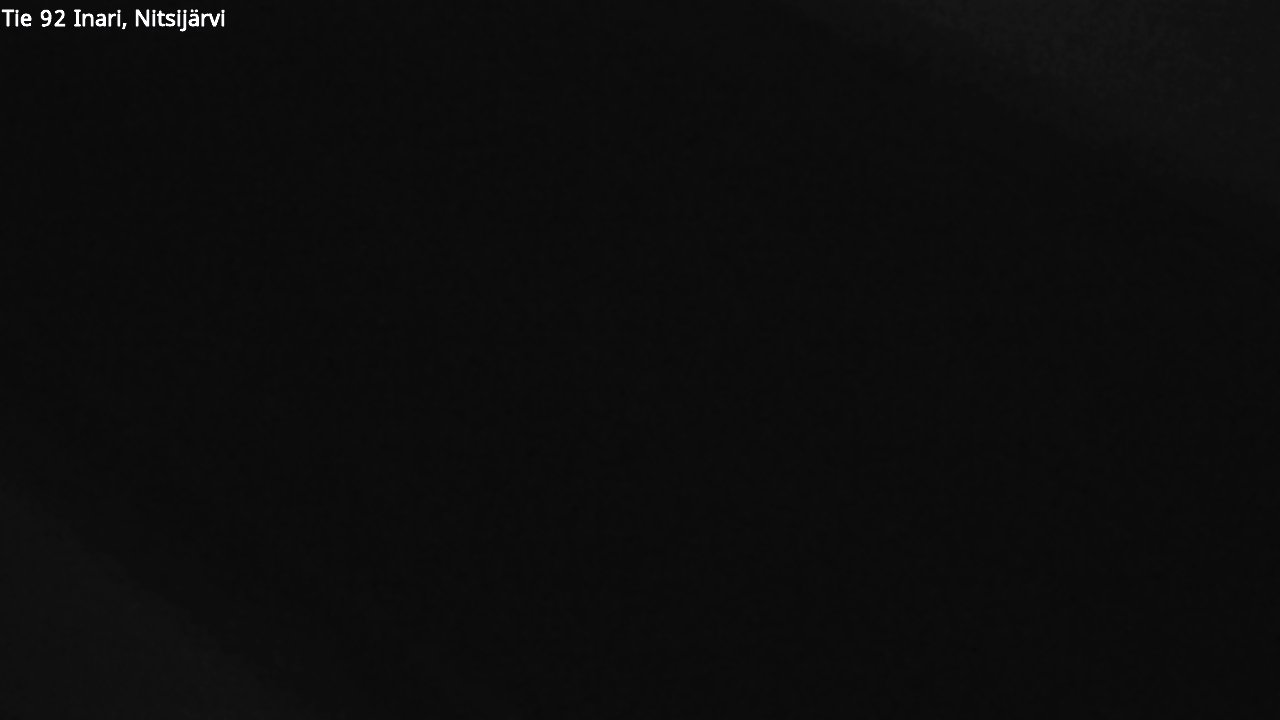 Weather Camera Image Väg 92 Enare, Nitsijärvi, Inari, Lappi