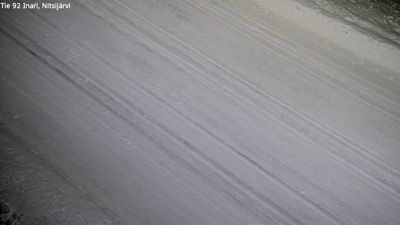 Weather Camera Image Road 92 Inari, Nitsijärvi, Inari, Lappi