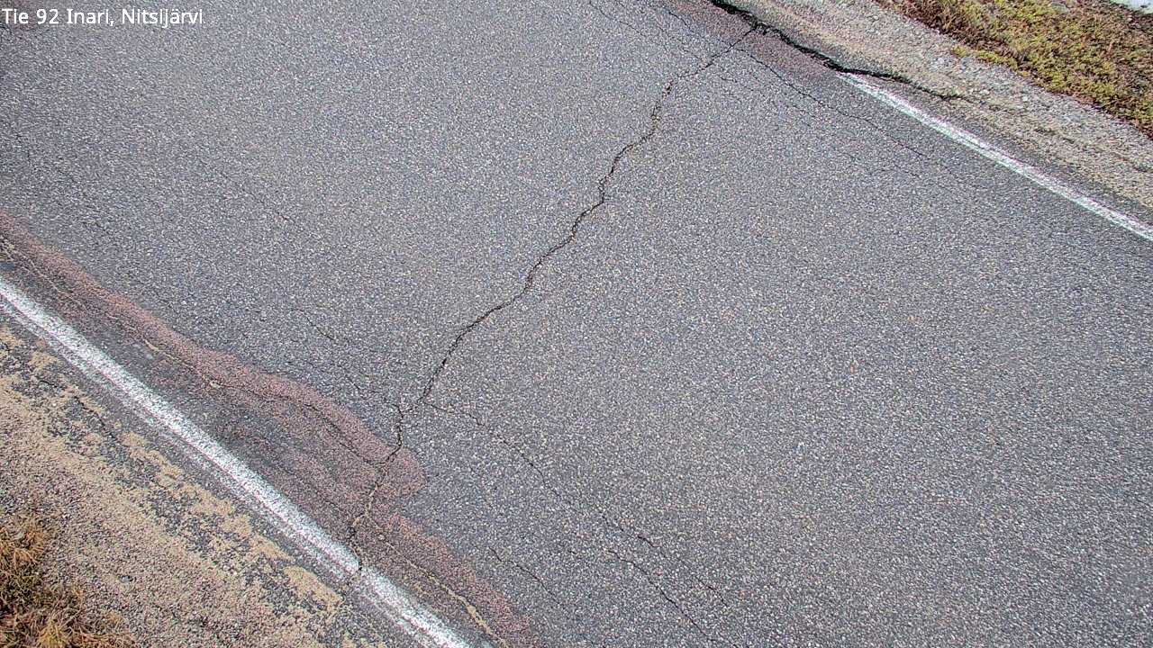 Kelikamerat Kuva Tie 92 Inari, Nitsijärvi, Inari, Lappi