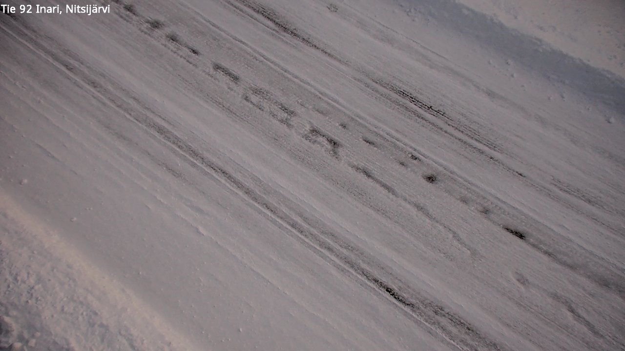 Weather Camera Image Road 92 Inari, Nitsijärvi, Inari, Lappi