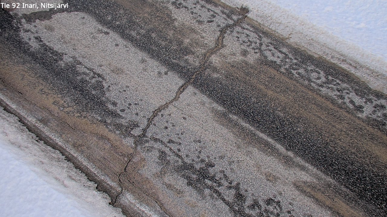 Kelikamerat Kuva Tie 92 Inari, Nitsijärvi, Inari, Lappi