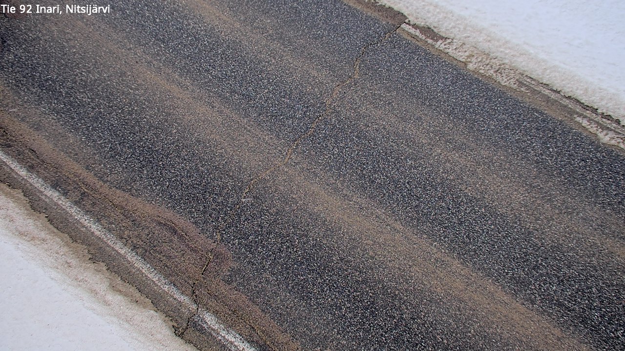 Weather Camera Image Väg 92 Enare, Nitsijärvi, Inari, Lappi