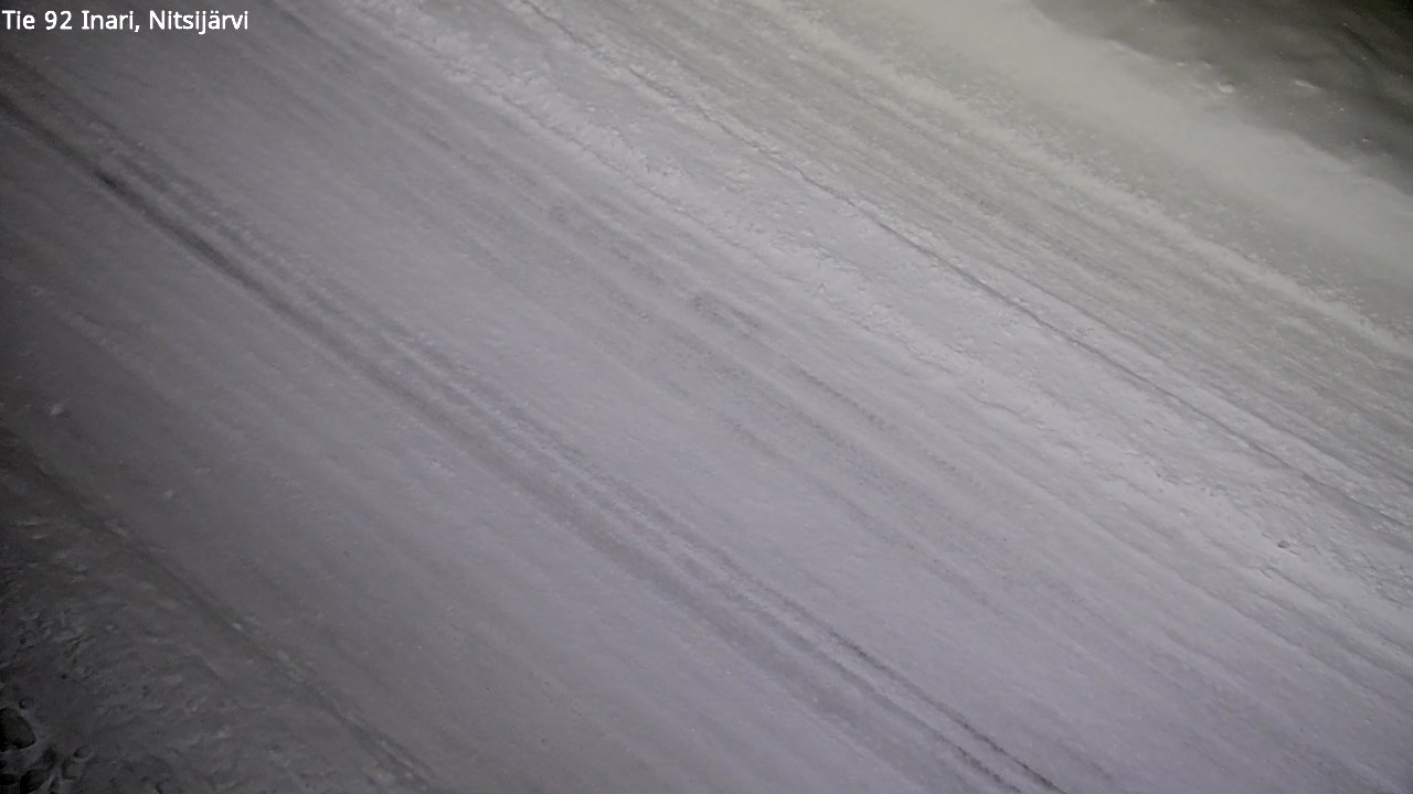 Weather Camera Image Road 92 Inari, Nitsijärvi, Inari, Lappi
