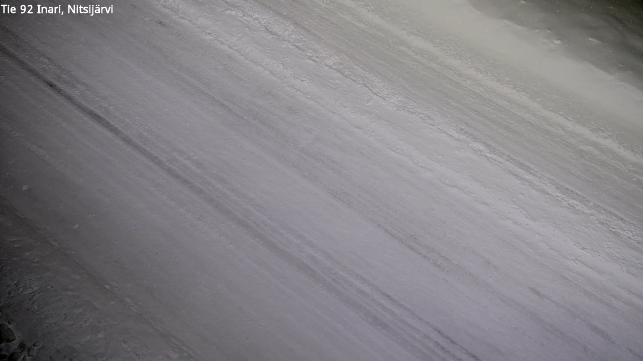Weather Camera Image Road 92 Inari, Nitsijärvi, Inari, Lappi