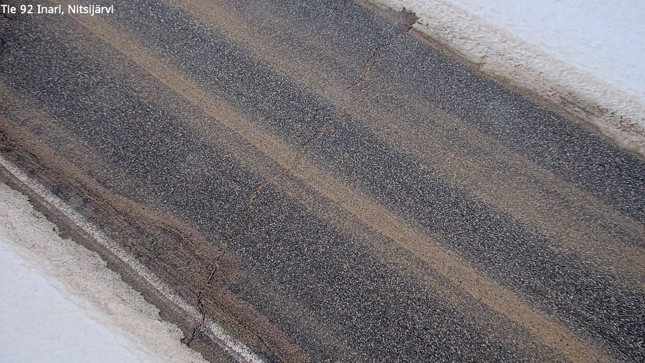 Weather Camera Image Road 92 Inari, Nitsijärvi, Inari, Lappi