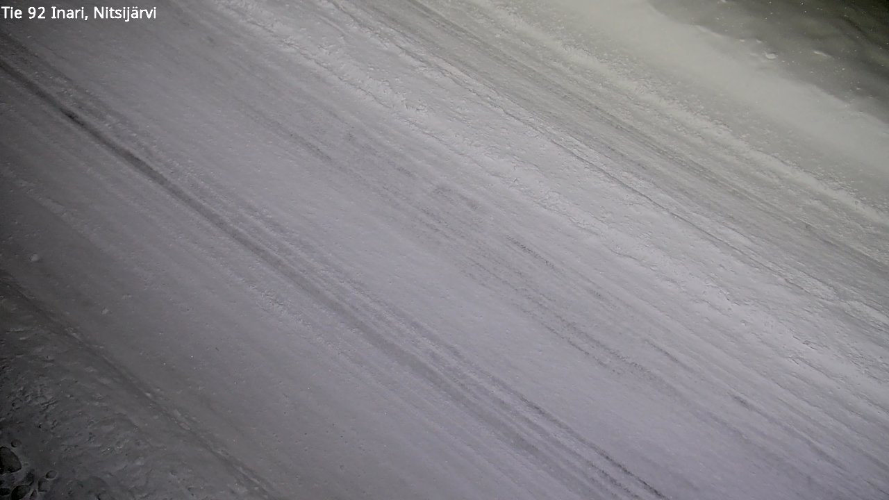 Weather Camera Image Road 92 Inari, Nitsijärvi, Inari, Lappi
