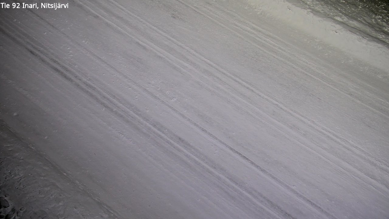 Weather Camera Image Road 92 Inari, Nitsijärvi, Inari, Lappi