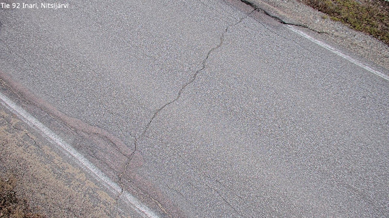 Kelikamerat Kuva Tie 92 Inari, Nitsijärvi, Inari, Lappi