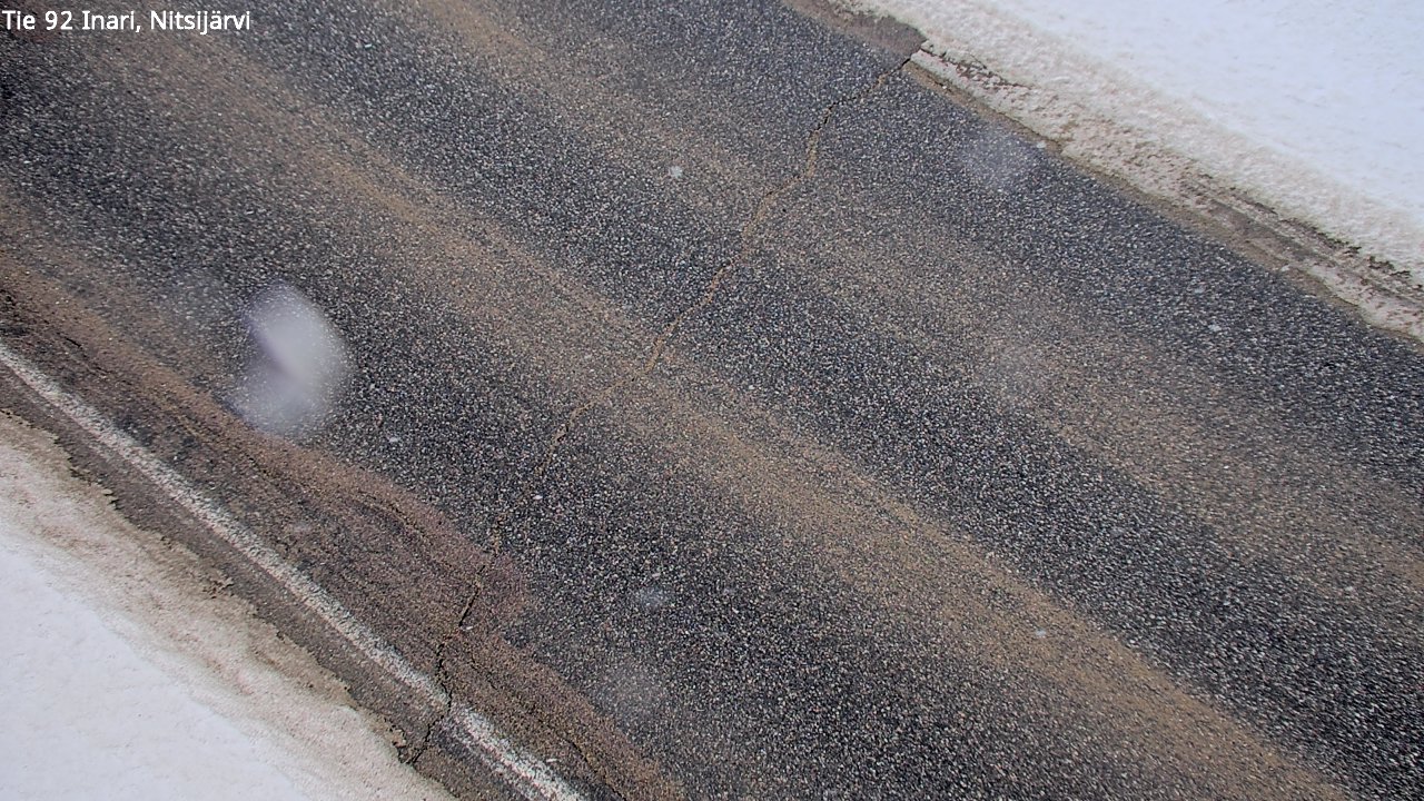Weather Camera Image Väg 92 Enare, Nitsijärvi, Inari, Lappi
