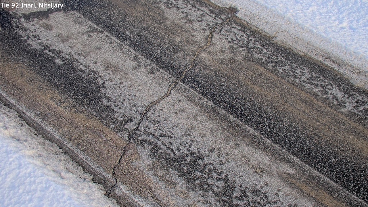 Kelikamerat Kuva Tie 92 Inari, Nitsijärvi, Inari, Lappi