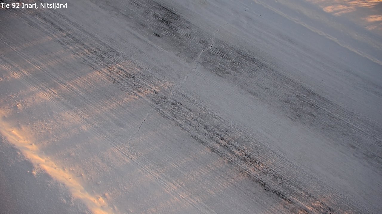 Kelikamerat Kuva Tie 92 Inari, Nitsijärvi, Inari, Lappi