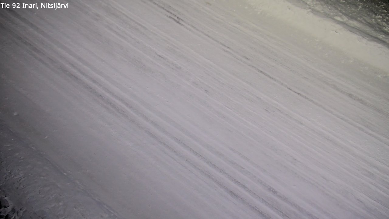 Weather Camera Image Road 92 Inari, Nitsijärvi, Inari, Lappi