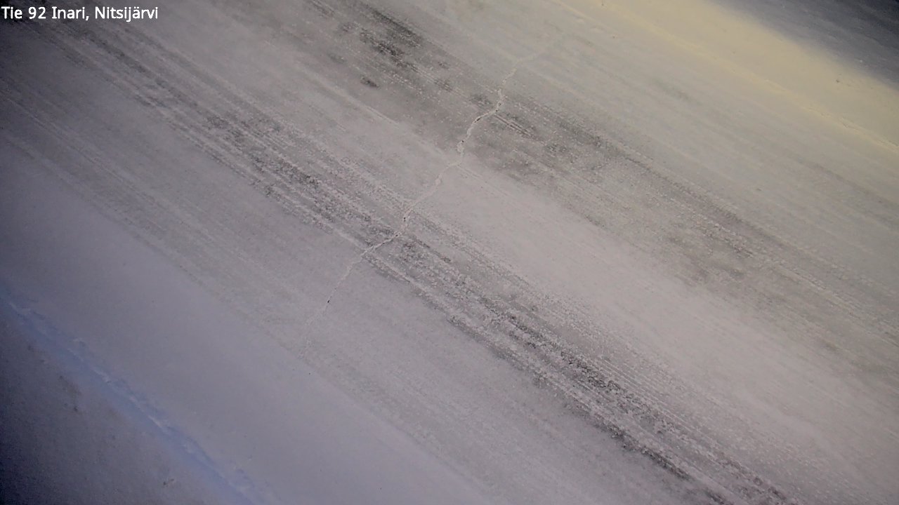 Kelikamerat Kuva Tie 92 Inari, Nitsijärvi, Inari, Lappi
