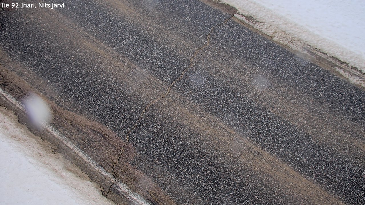 Weather Camera Image Väg 92 Enare, Nitsijärvi, Inari, Lappi